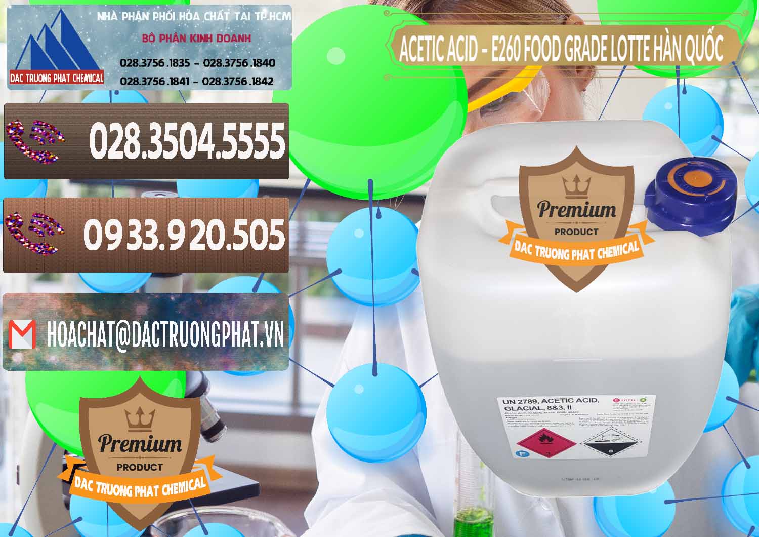 Chuyên cung ứng & bán Acetic Acid – Axit Acetic E260 Food Grade Hàn Quốc Lotte Korea - 0003 - Cty chuyên phân phối và bán hóa chất tại TP.HCM - hoachatviet.net