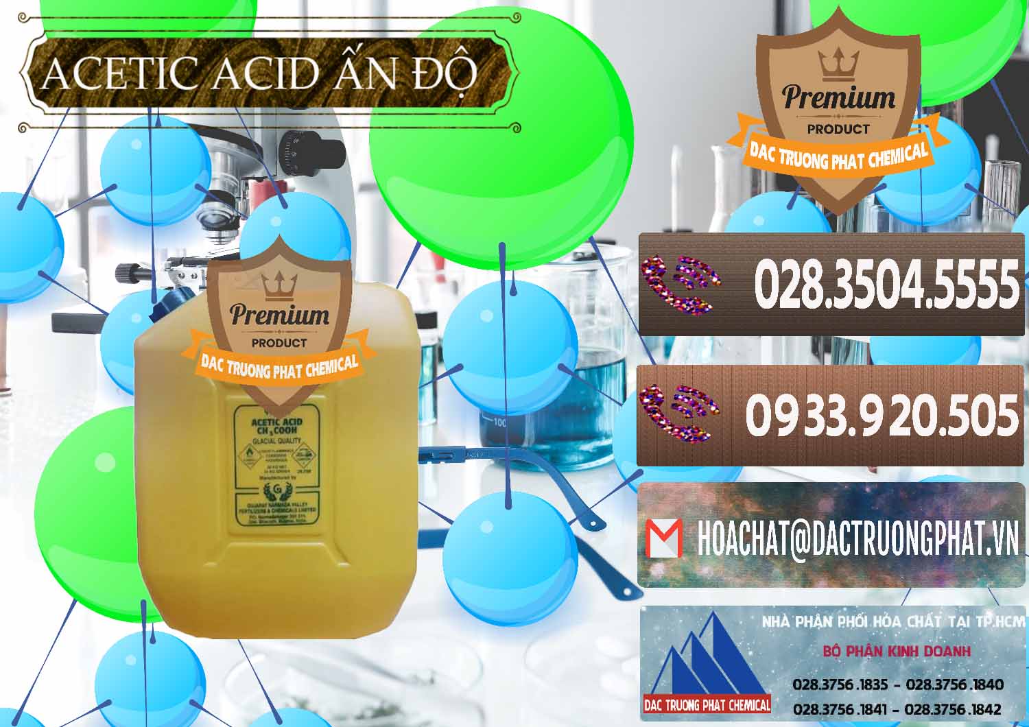 Đơn vị bán - cung cấp Acetic Acid – Axit Acetic Ấn Độ India - 0359 - Công ty kinh doanh _ cung cấp hóa chất tại TP.HCM - hoachatviet.net