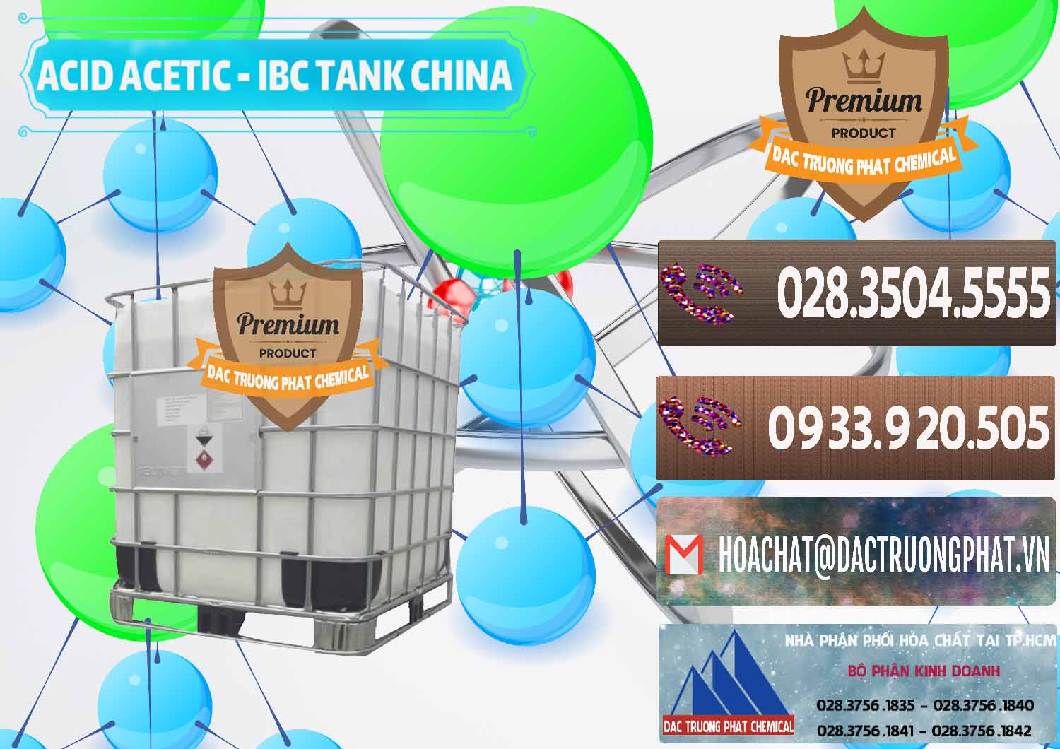 Đơn vị chuyên kinh doanh _ bán Acetic Acid – Axit Acetic Tank Bồn IBC Trung Quốc China - 0443 - Cty bán & phân phối hóa chất tại TP.HCM - hoachatviet.net