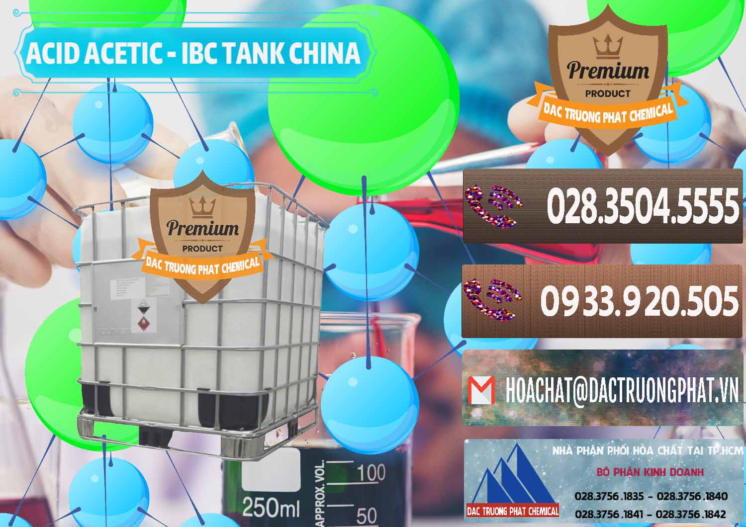 Công ty chuyên bán & cung ứng Acetic Acid – Axit Acetic Tank Bồn IBC Trung Quốc China - 0443 - Công ty cung cấp ( phân phối ) hóa chất tại TP.HCM - hoachatviet.net