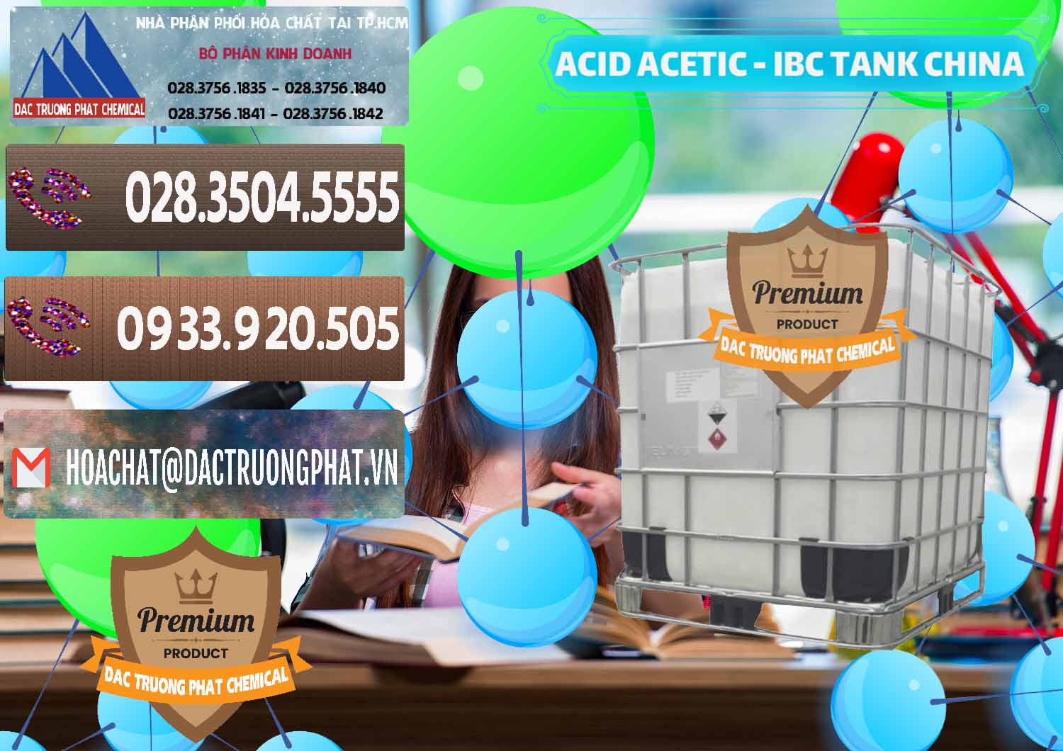 Đơn vị bán và cung ứng Acetic Acid – Axit Acetic Tank Bồn IBC Trung Quốc China - 0443 - Nơi chuyên bán _ phân phối hóa chất tại TP.HCM - hoachatviet.net