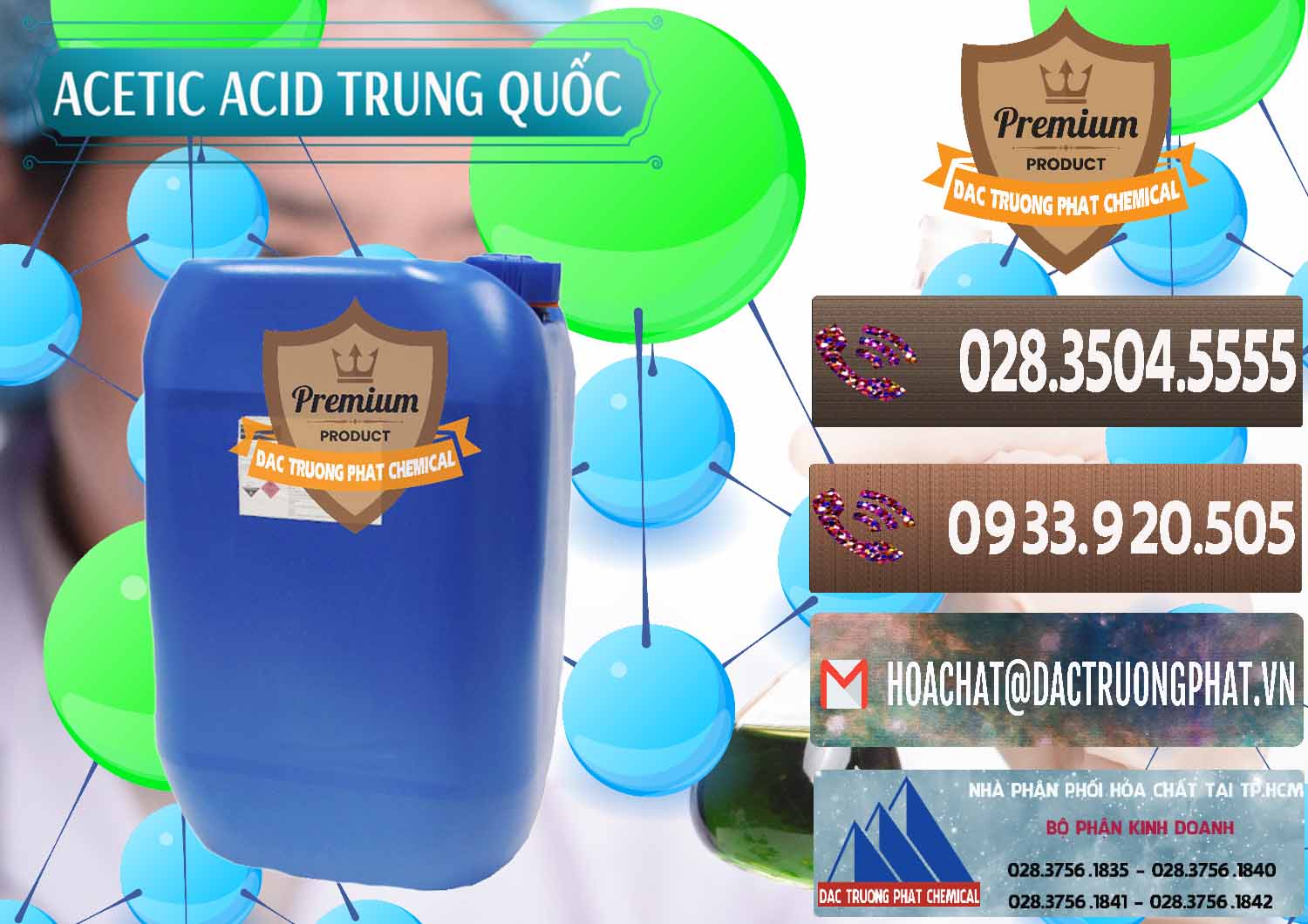 Chuyên cung cấp & bán Acetic Acid – Axit Acetic Trung Quốc China - 0358 - Cung ứng & phân phối hóa chất tại TP.HCM - hoachatviet.net