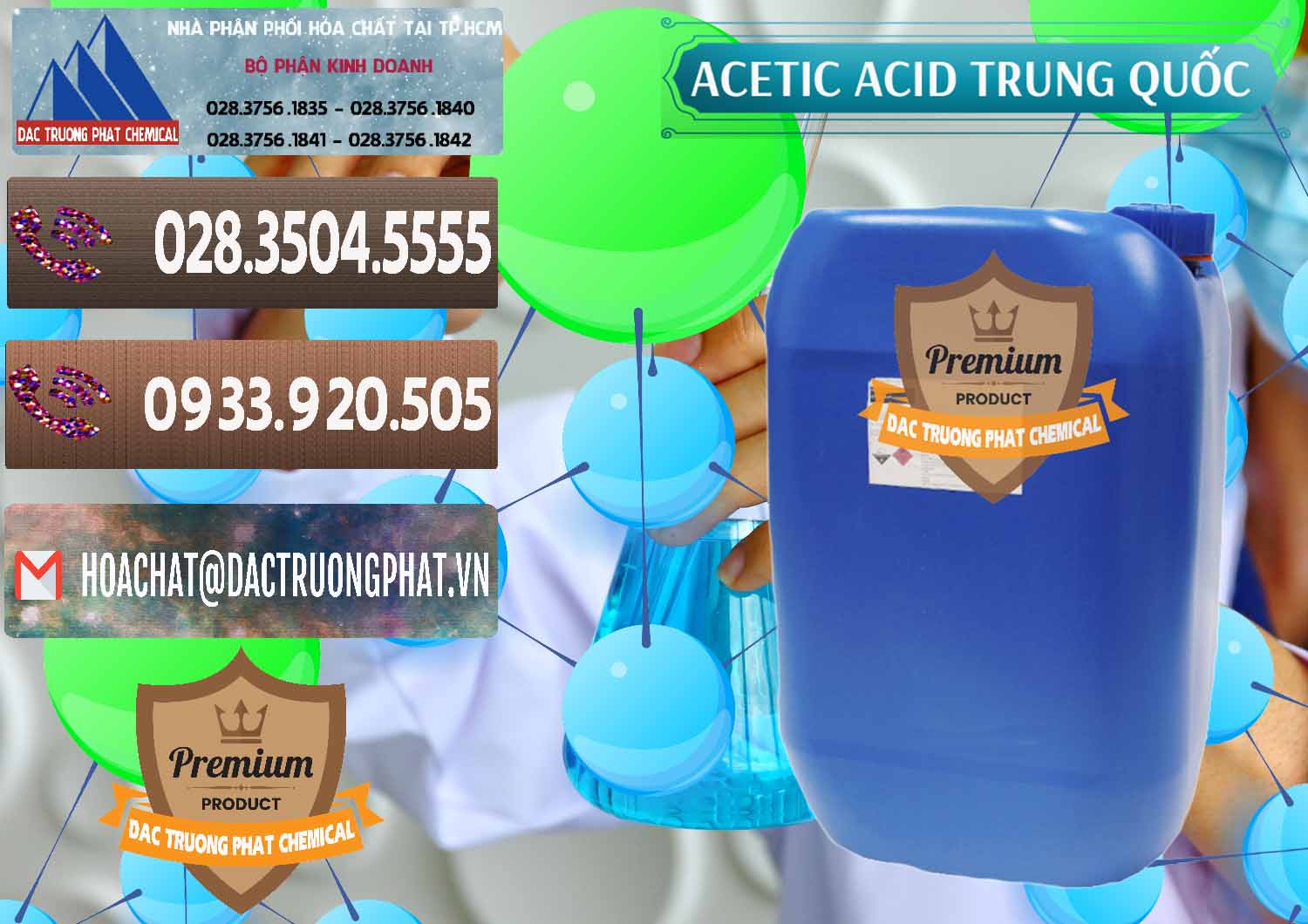 Nơi chuyên kinh doanh ( bán ) Acetic Acid – Axit Acetic Trung Quốc China - 0358 - Chuyên cung cấp & phân phối hóa chất tại TP.HCM - hoachatviet.net