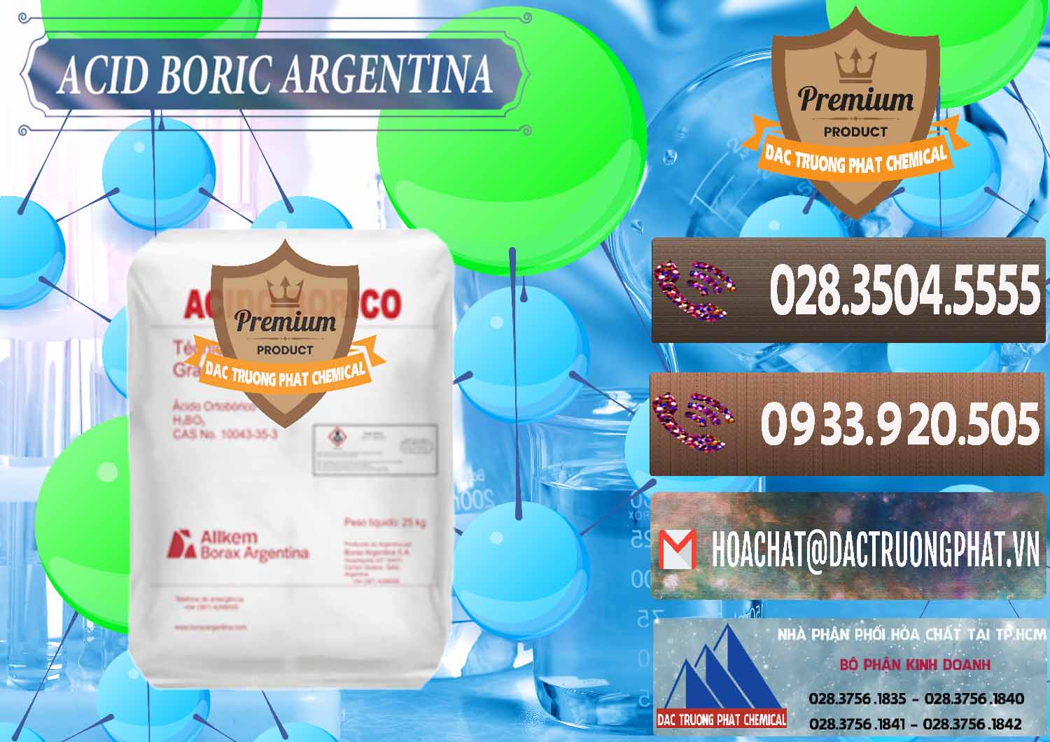 Chuyên nhập khẩu ( bán ) Acid Boric – Axit Boric H3BO3 99% Allkem Argentina - 0448 - Phân phối _ cung cấp hóa chất tại TP.HCM - hoachatviet.net