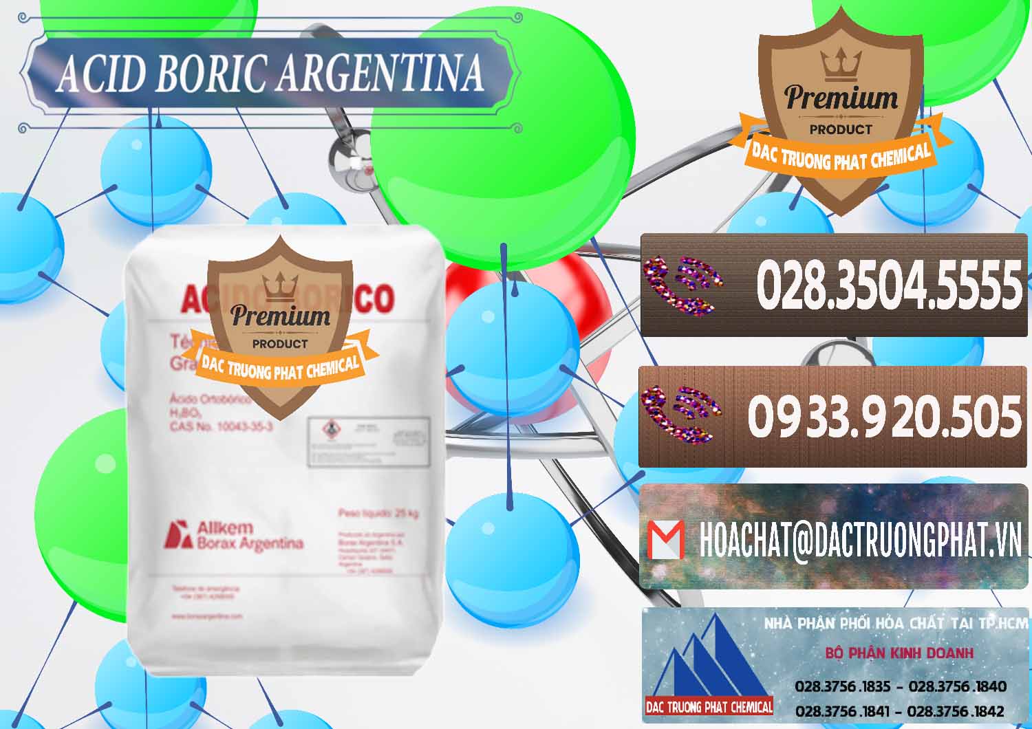 Chuyên phân phối _ bán Acid Boric – Axit Boric H3BO3 99% Allkem Argentina - 0448 - Công ty cung cấp _ nhập khẩu hóa chất tại TP.HCM - hoachatviet.net