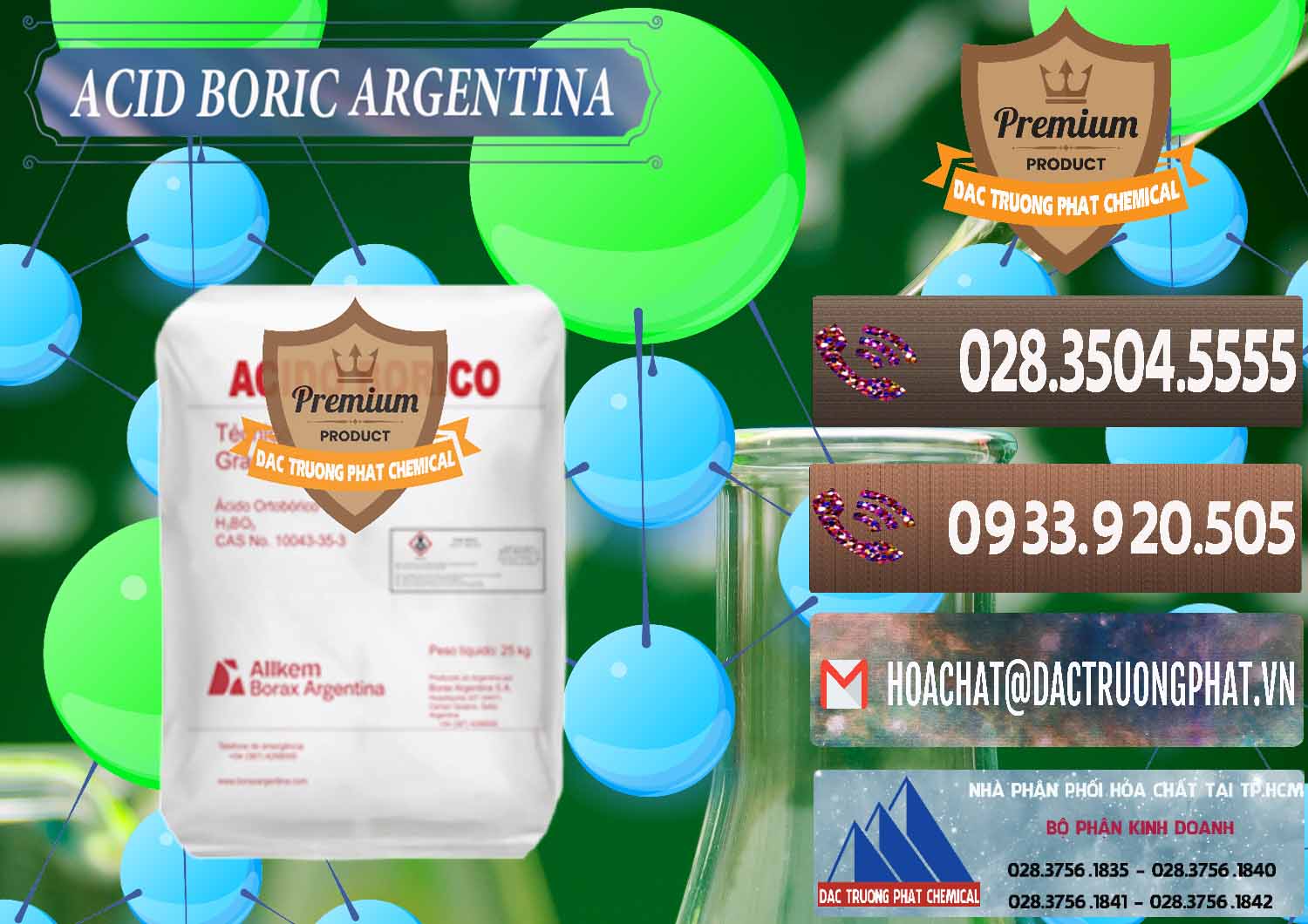 Đơn vị bán ( cung cấp ) Acid Boric – Axit Boric H3BO3 99% Allkem Argentina - 0448 - Công ty phân phối và cung cấp hóa chất tại TP.HCM - hoachatviet.net