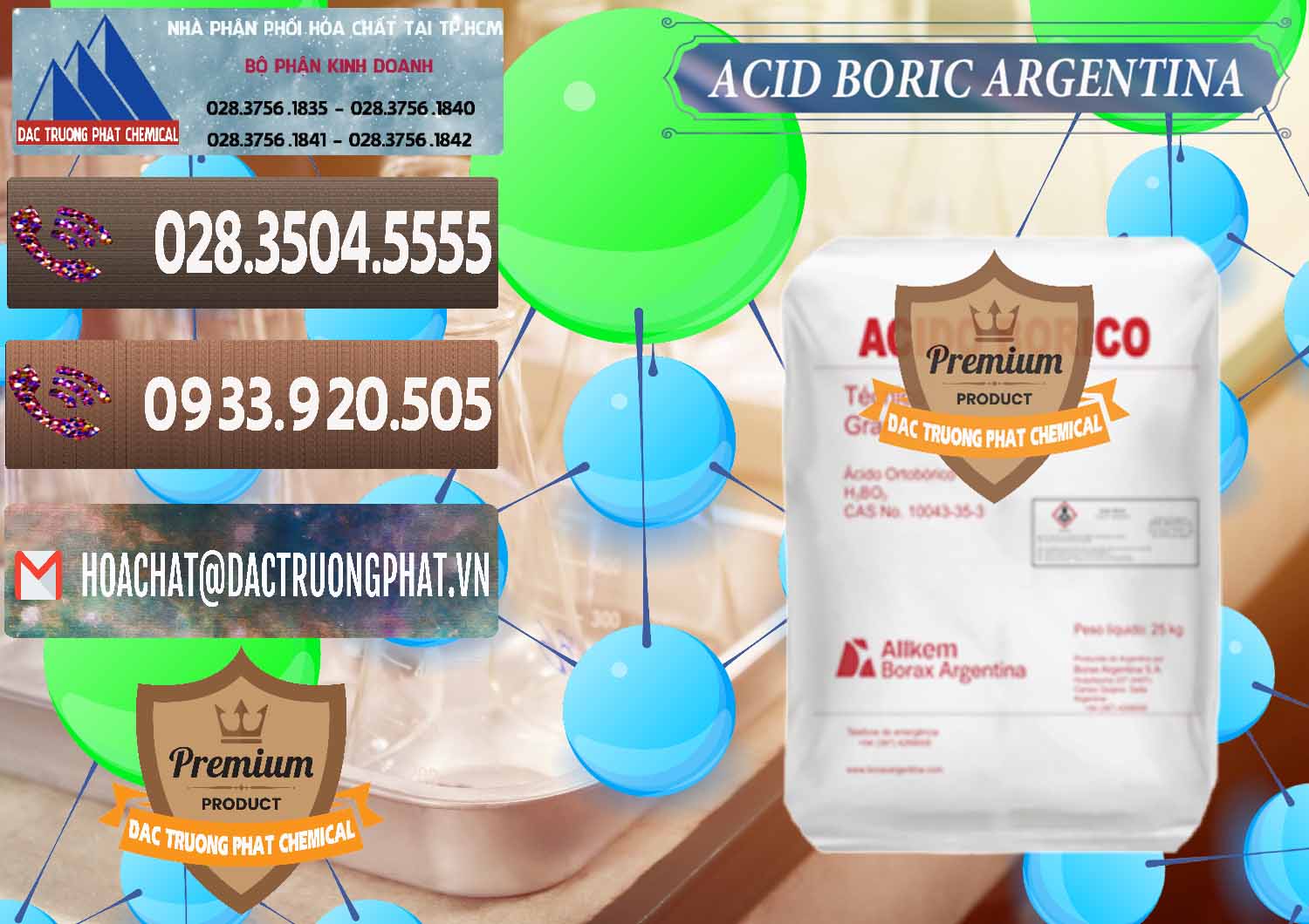 Chuyên bán ( cung ứng ) Acid Boric – Axit Boric H3BO3 99% Allkem Argentina - 0448 - Đơn vị chuyên bán & cung cấp hóa chất tại TP.HCM - hoachatviet.net