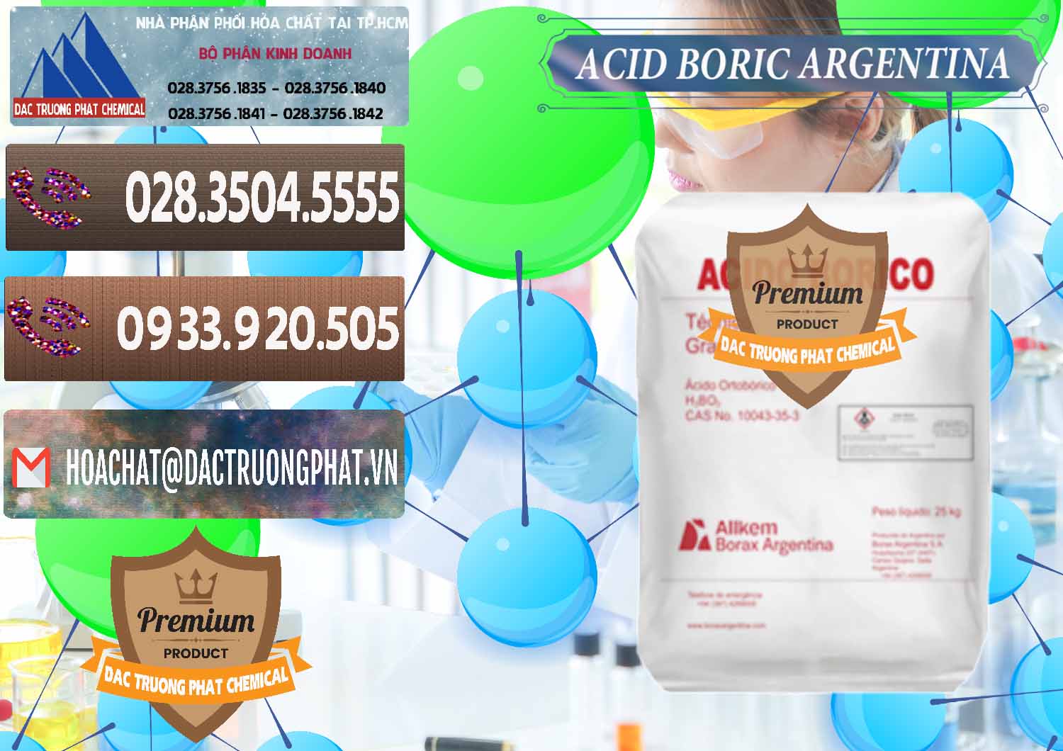 Cty chuyên cung cấp và bán Acid Boric – Axit Boric H3BO3 99% Allkem Argentina - 0448 - Cty bán - cung cấp hóa chất tại TP.HCM - hoachatviet.net