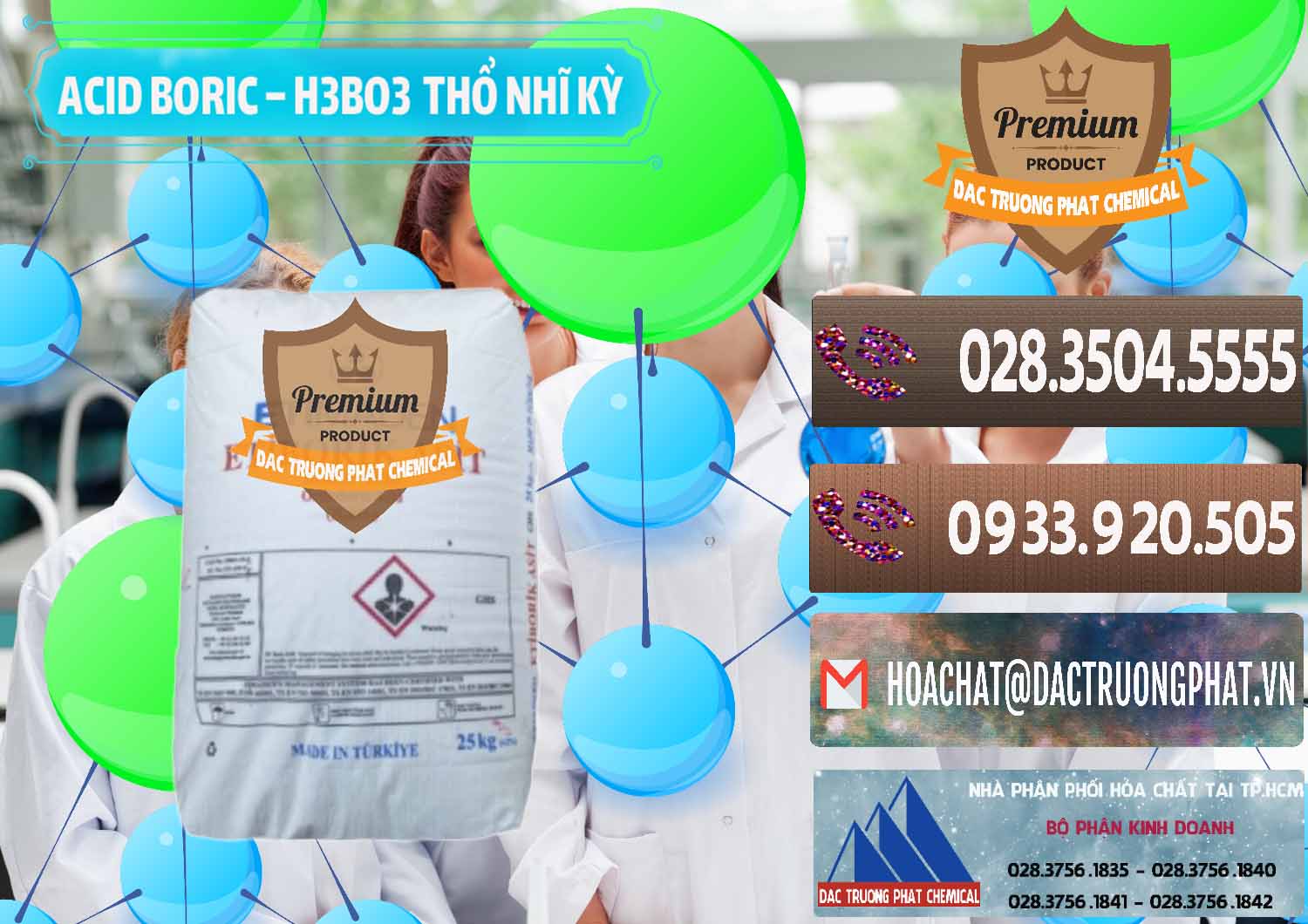 Cty chuyên cung ứng và bán Acid Boric – Axit Boric H3BO3 Etimaden Thổ Nhĩ Kỳ Turkey - 0369 - Đơn vị phân phối & cung cấp hóa chất tại TP.HCM - hoachatviet.net
