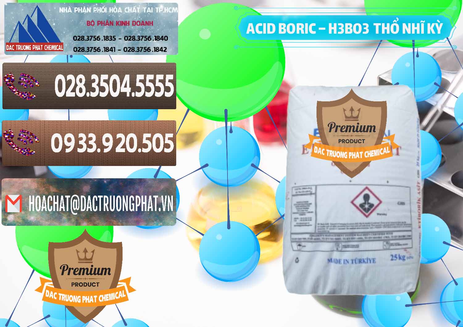 Kinh doanh & bán Acid Boric – Axit Boric H3BO3 Etimaden Thổ Nhĩ Kỳ Turkey - 0369 - Cty cung cấp - nhập khẩu hóa chất tại TP.HCM - hoachatviet.net