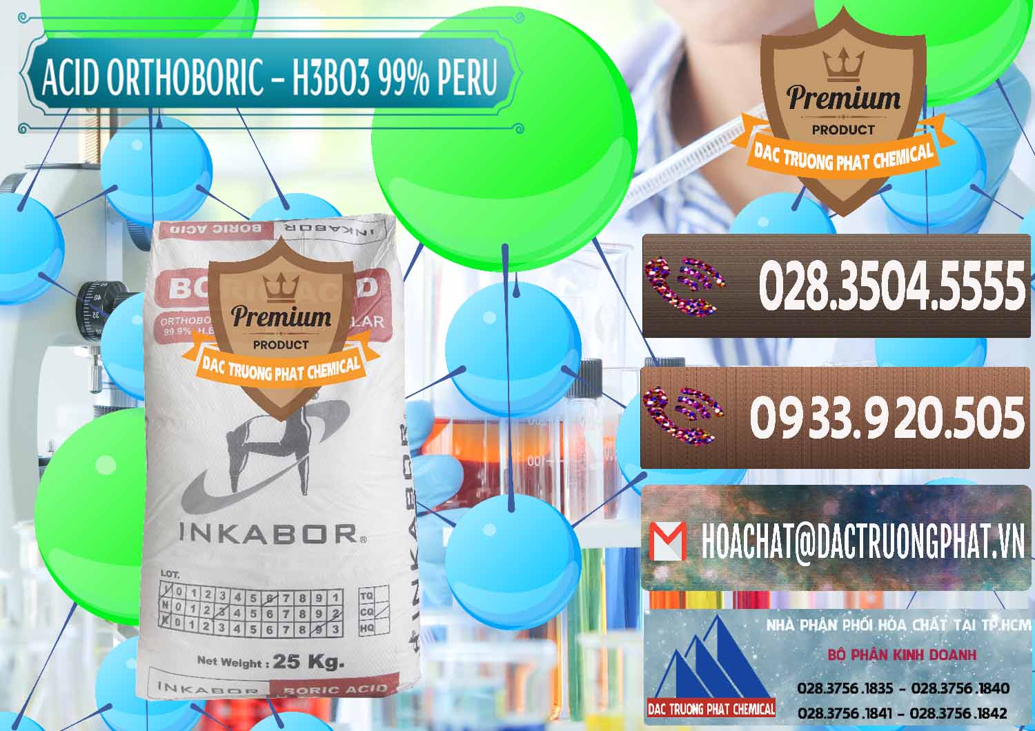 Công ty chuyên cung ứng ( bán ) Acid Boric – Axit Boric H3BO3 99% Inkabor Peru - 0280 - Chuyên cung cấp _ phân phối hóa chất tại TP.HCM - hoachatviet.net
