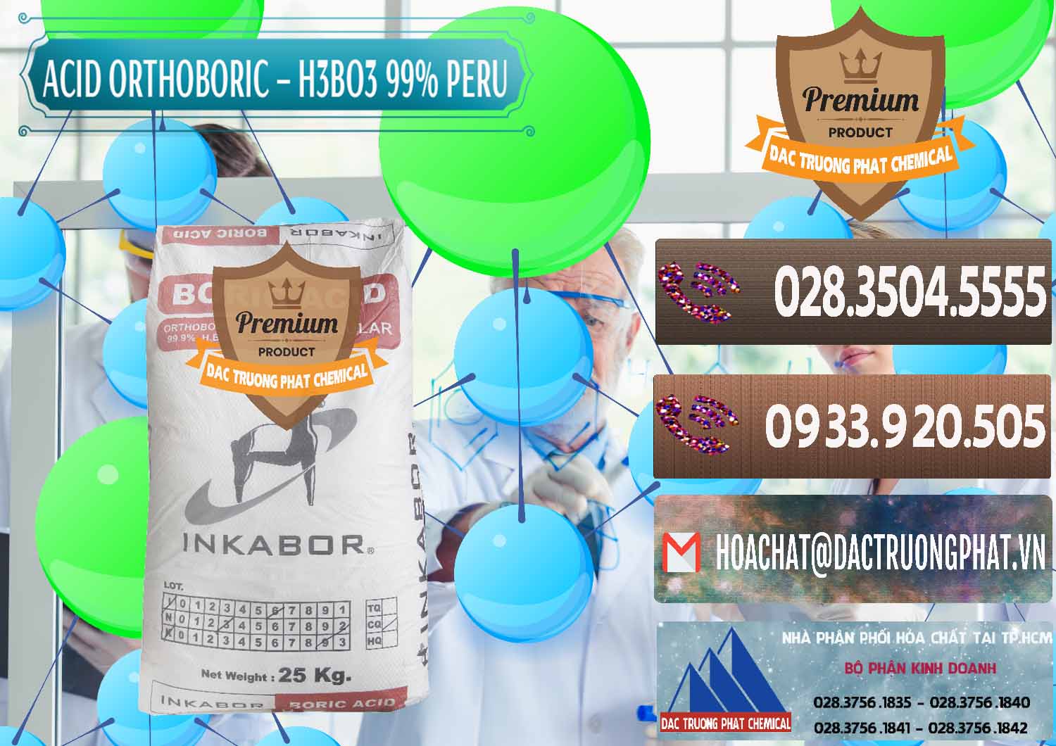 Đơn vị chuyên kinh doanh _ bán Acid Boric – Axit Boric H3BO3 99% Inkabor Peru - 0280 - Cty bán - cung cấp hóa chất tại TP.HCM - hoachatviet.net