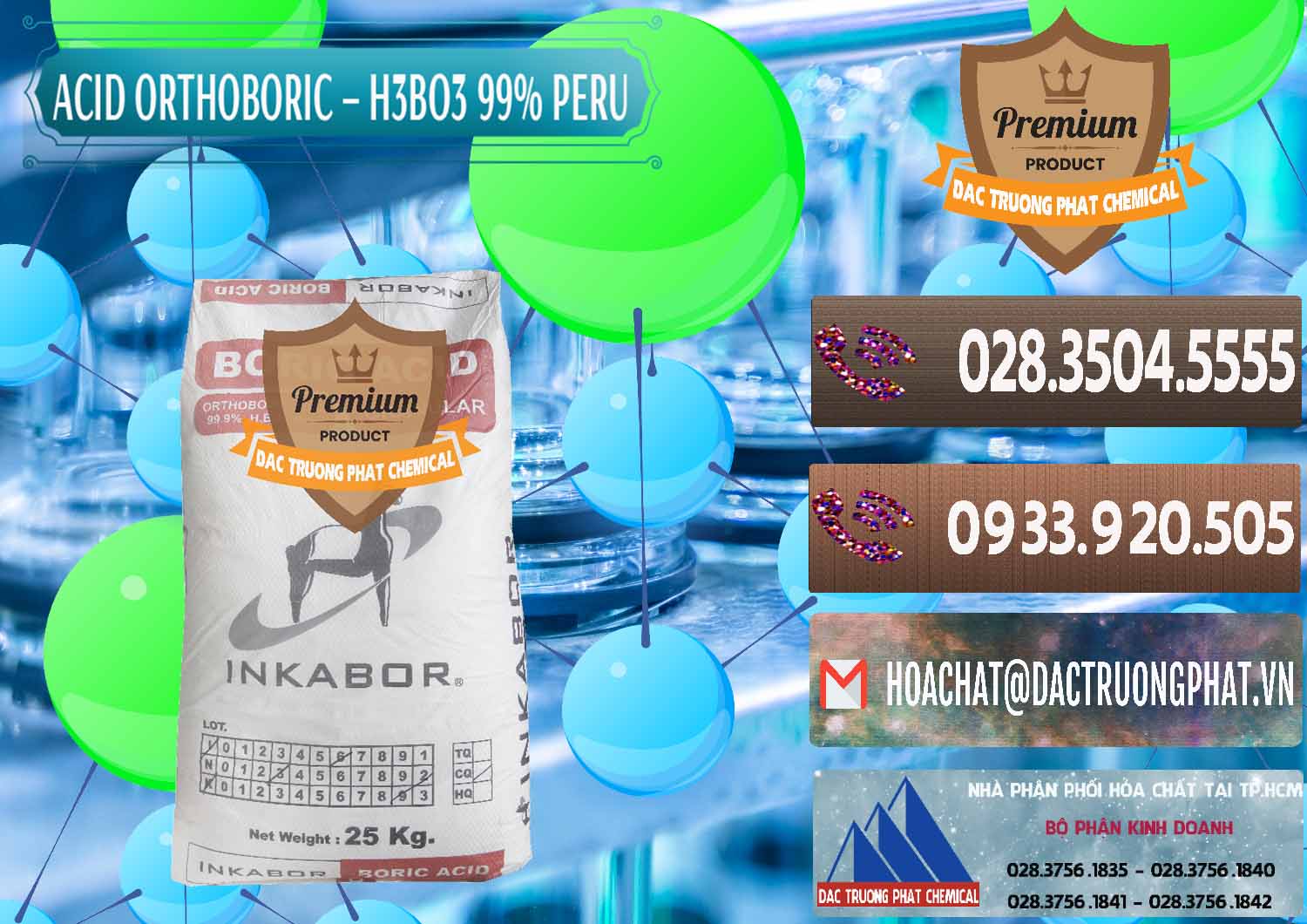Công ty chuyên phân phối & bán Acid Boric – Axit Boric H3BO3 99% Inkabor Peru - 0280 - Đơn vị chuyên bán và phân phối hóa chất tại TP.HCM - hoachatviet.net