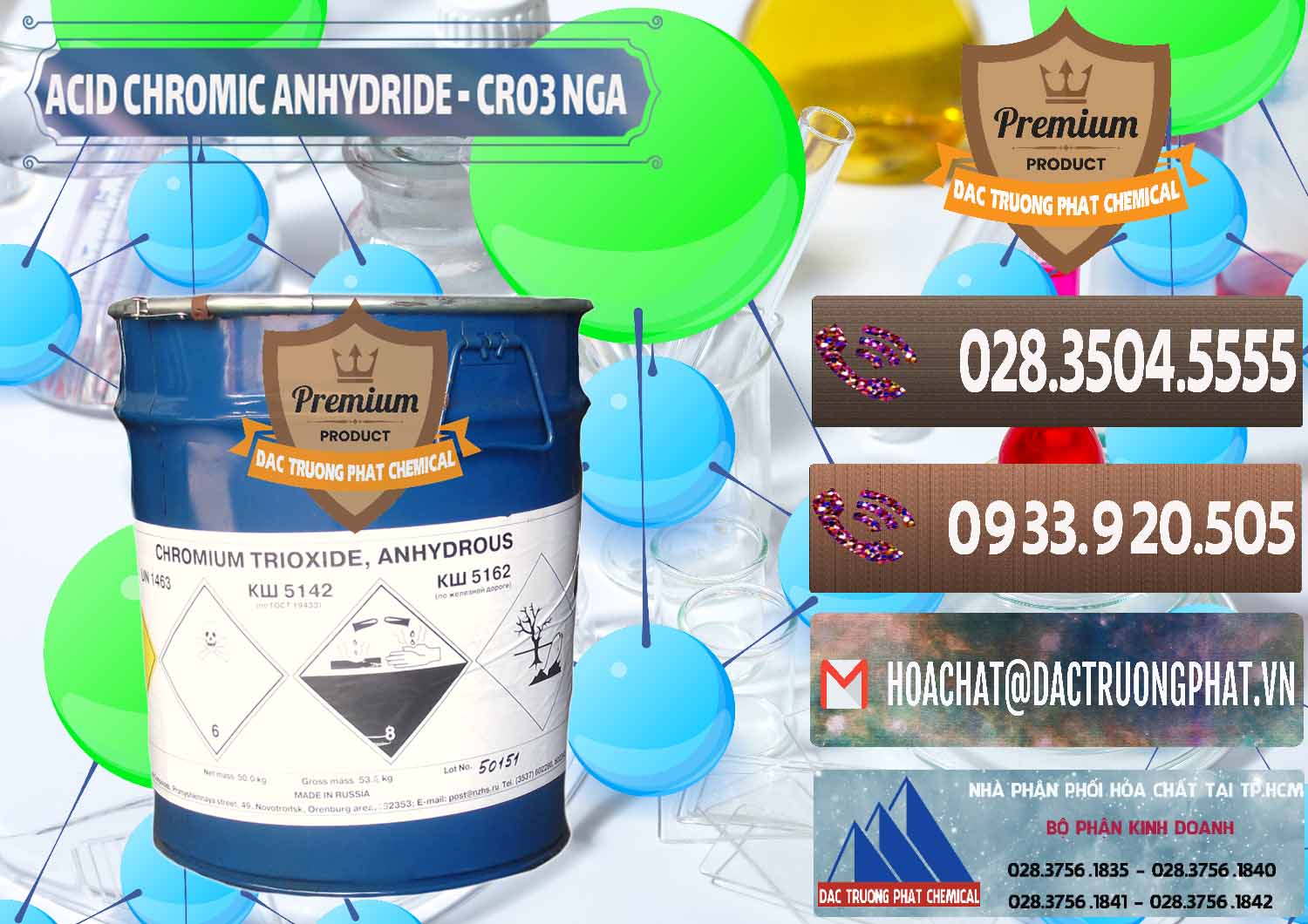 Bán _ cung cấp Acid Chromic Anhydride - Cromic CRO3 Nga Russia - 0006 - Đơn vị chuyên bán & cung cấp hóa chất tại TP.HCM - hoachatviet.net