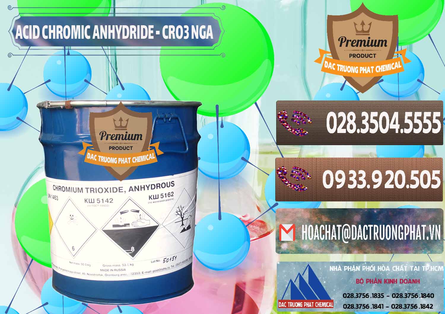 Nhập khẩu _ bán Acid Chromic Anhydride - Cromic CRO3 Nga Russia - 0006 - Bán ( cung cấp ) hóa chất tại TP.HCM - hoachatviet.net
