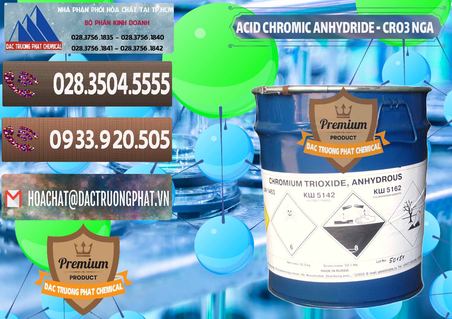 Chuyên bán và phân phối Acid Chromic Anhydride - Cromic CRO3 Nga Russia - 0006 - Đơn vị cung cấp & kinh doanh hóa chất tại TP.HCM - hoachatviet.net