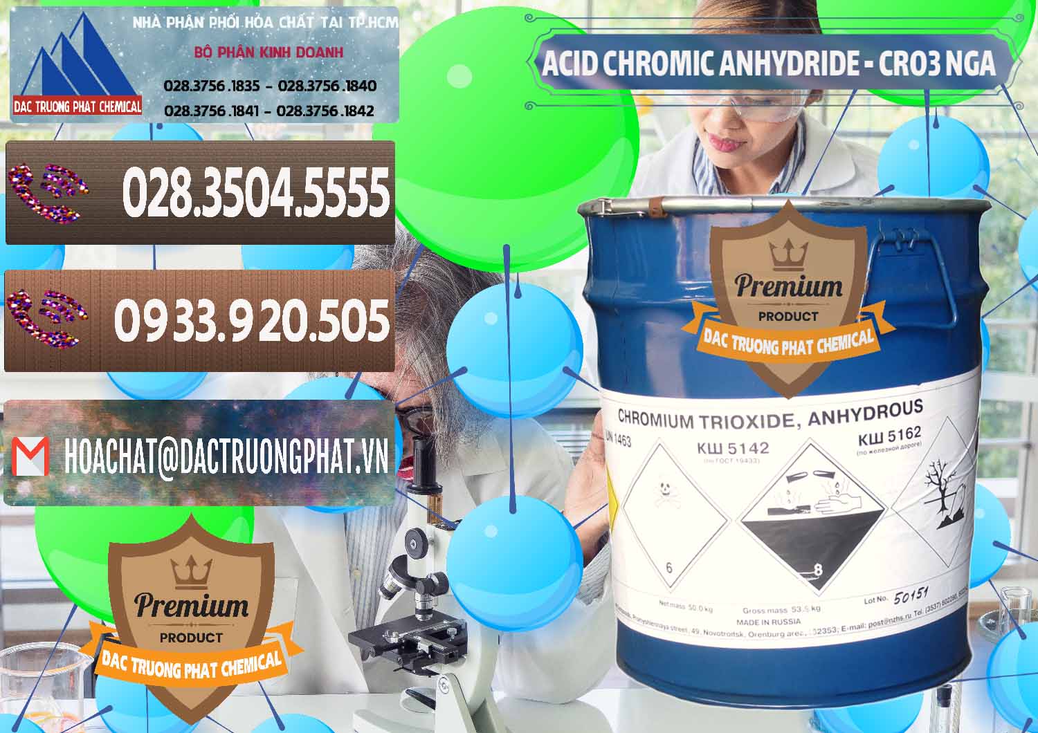 Cung ứng ( bán ) Acid Chromic Anhydride - Cromic CRO3 Nga Russia - 0006 - Cty cung cấp & nhập khẩu hóa chất tại TP.HCM - hoachatviet.net