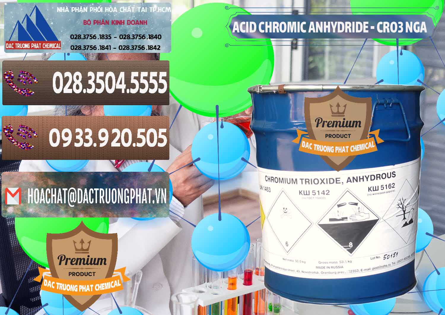 Đơn vị bán và phân phối Acid Chromic Anhydride - Cromic CRO3 Nga Russia - 0006 - Cty chuyên cung ứng ( phân phối ) hóa chất tại TP.HCM - hoachatviet.net