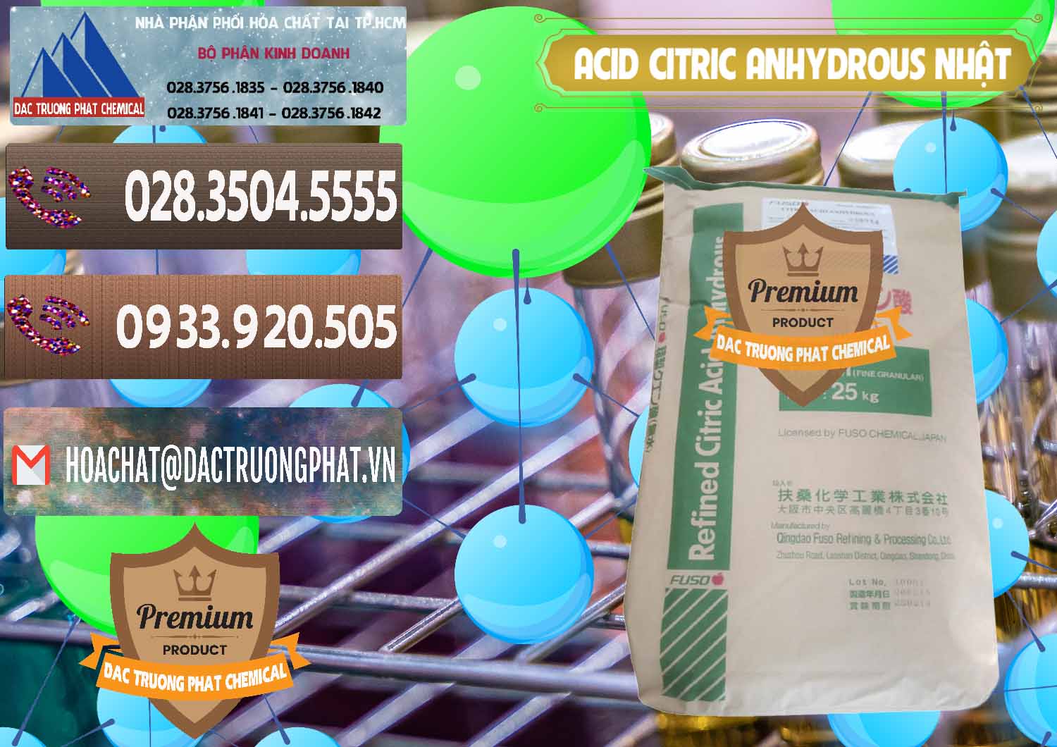 Nơi bán _ cung cấp Acid Citric - Axit Citric Anhydrous FUSO Nhật Japan - 0439 - Công ty cung cấp ( phân phối ) hóa chất tại TP.HCM - hoachatviet.net
