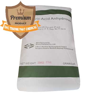Công ty chuyên bán - cung cấp Acid Citric - Axit Citric Anhydrous - Thái Lan Niran - 0231 - Nơi cung cấp ( bán ) hóa chất tại TP.HCM - hoachatviet.net