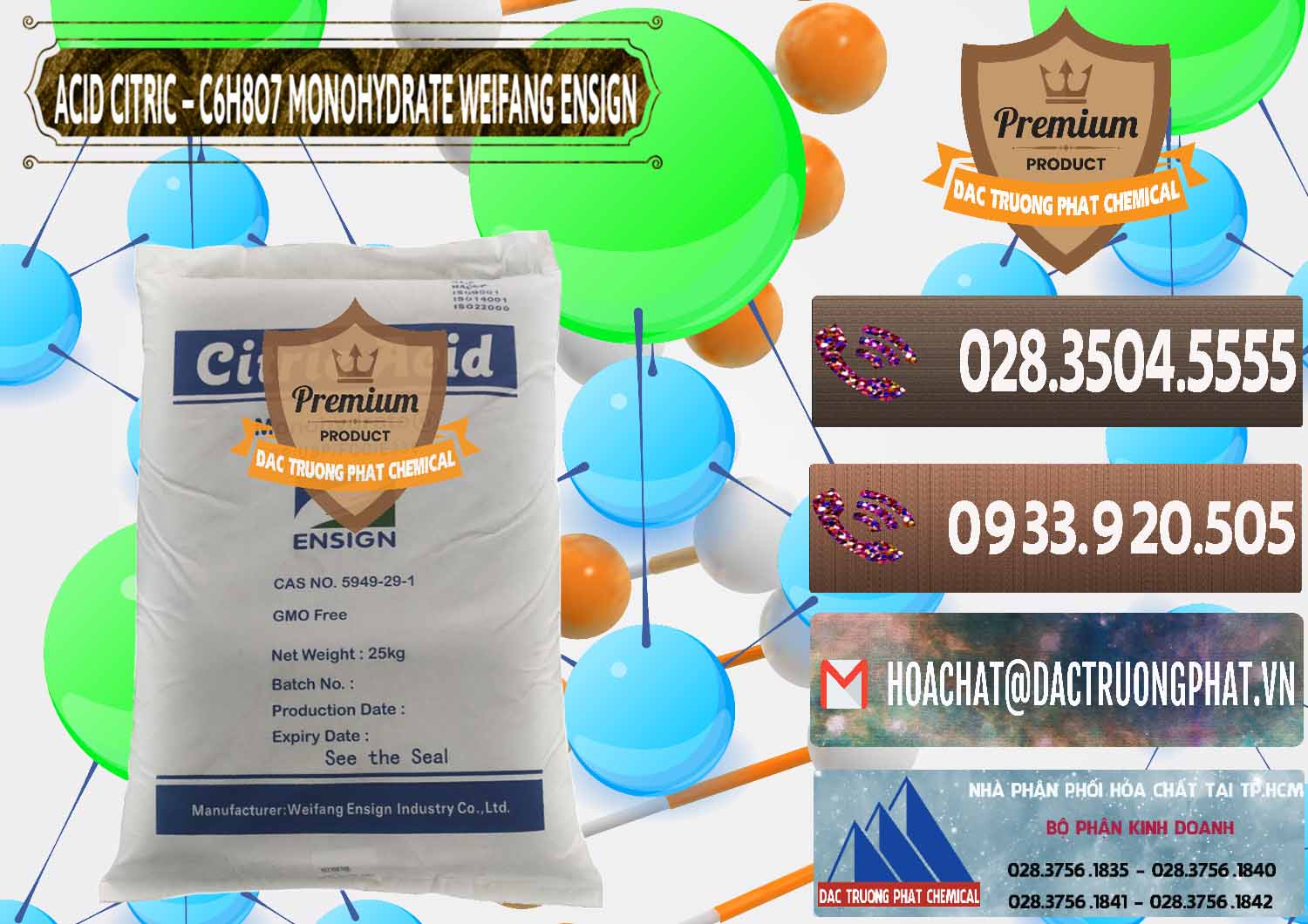 Bán _ cung cấp Acid Citric - Axit Citric Monohydrate Weifang Trung Quốc China - 0009 - Cty cung cấp ( kinh doanh ) hóa chất tại TP.HCM - hoachatviet.net