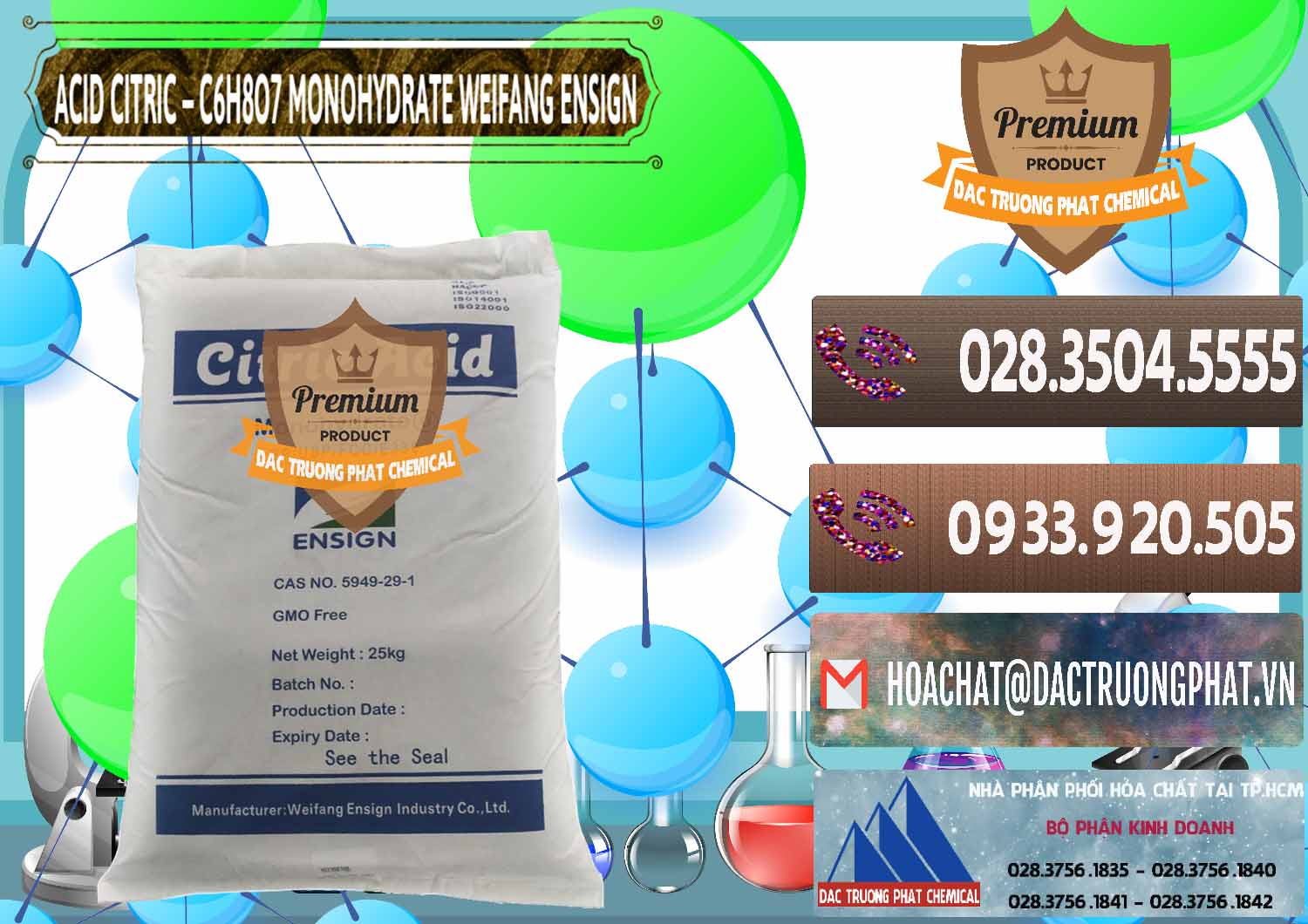 Nơi bán _ cung cấp Acid Citric - Axit Citric Monohydrate Weifang Trung Quốc China - 0009 - Cty cung cấp _ kinh doanh hóa chất tại TP.HCM - hoachatviet.net
