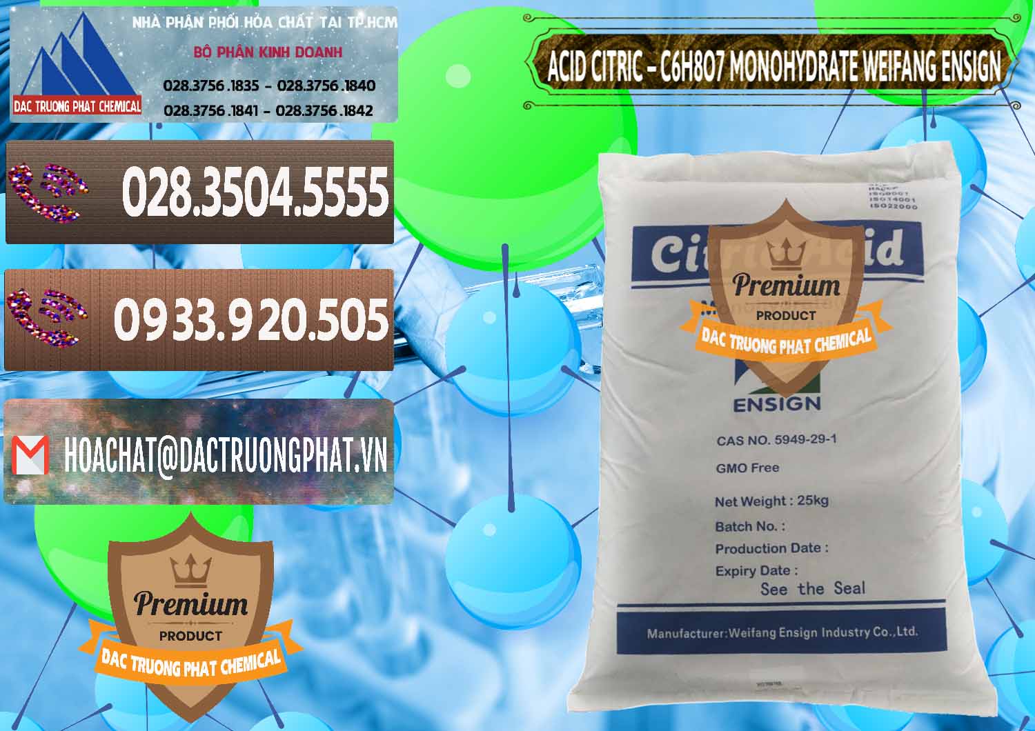 Nhà phân phối & bán Acid Citric - Axit Citric Monohydrate Weifang Trung Quốc China - 0009 - Bán & phân phối hóa chất tại TP.HCM - hoachatviet.net