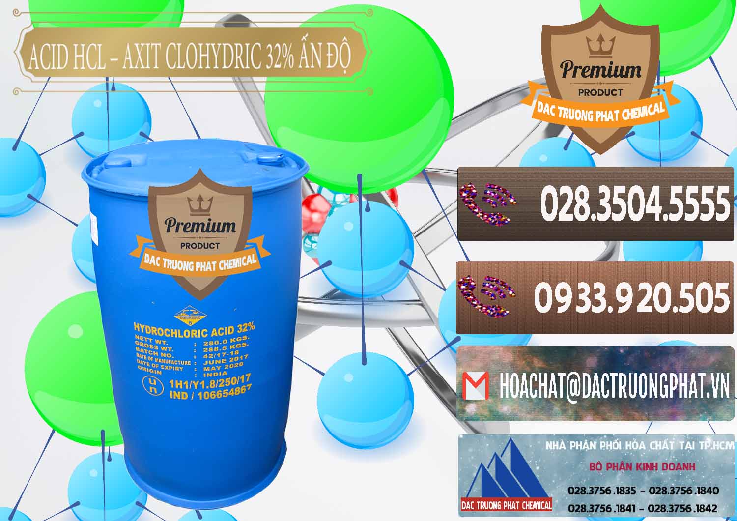 Đơn vị chuyên nhập khẩu & bán Acid HCL - Axit Cohidric 32% - 35% Ấn Độ India - 0010 - Cty chuyên phân phối & cung ứng hóa chất tại TP.HCM - hoachatviet.net