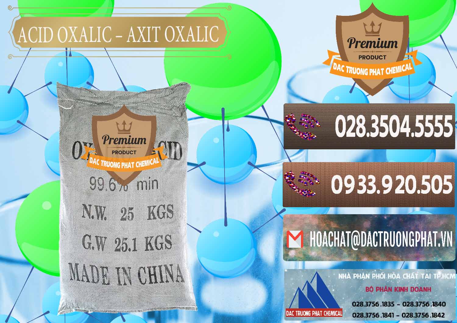 Cty chuyên bán & cung cấp Acid Oxalic – Axit Oxalic 99.6% Trung Quốc China - 0014 - Công ty kinh doanh & phân phối hóa chất tại TP.HCM - hoachatviet.net