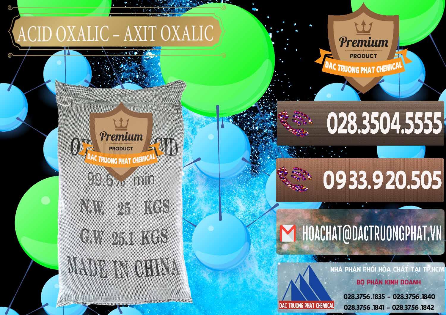Cty bán & phân phối Acid Oxalic – Axit Oxalic 99.6% Trung Quốc China - 0014 - Công ty chuyên kinh doanh và phân phối hóa chất tại TP.HCM - hoachatviet.net