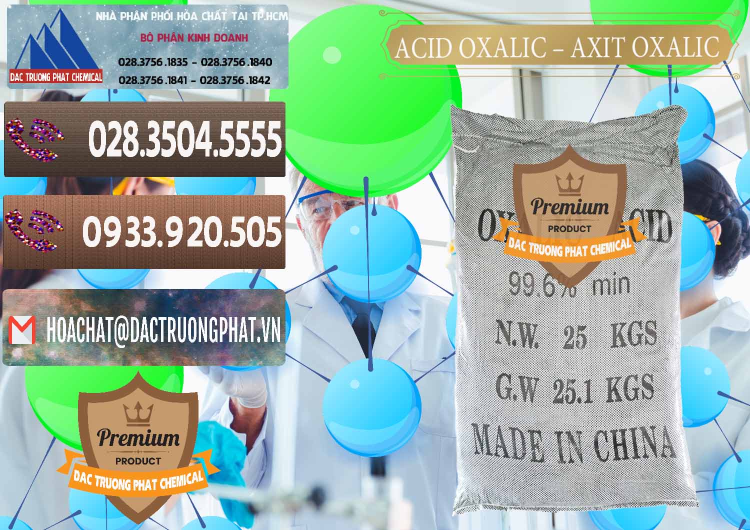 Nơi cung ứng & bán Acid Oxalic – Axit Oxalic 99.6% Trung Quốc China - 0014 - Công ty chuyên cung cấp _ nhập khẩu hóa chất tại TP.HCM - hoachatviet.net