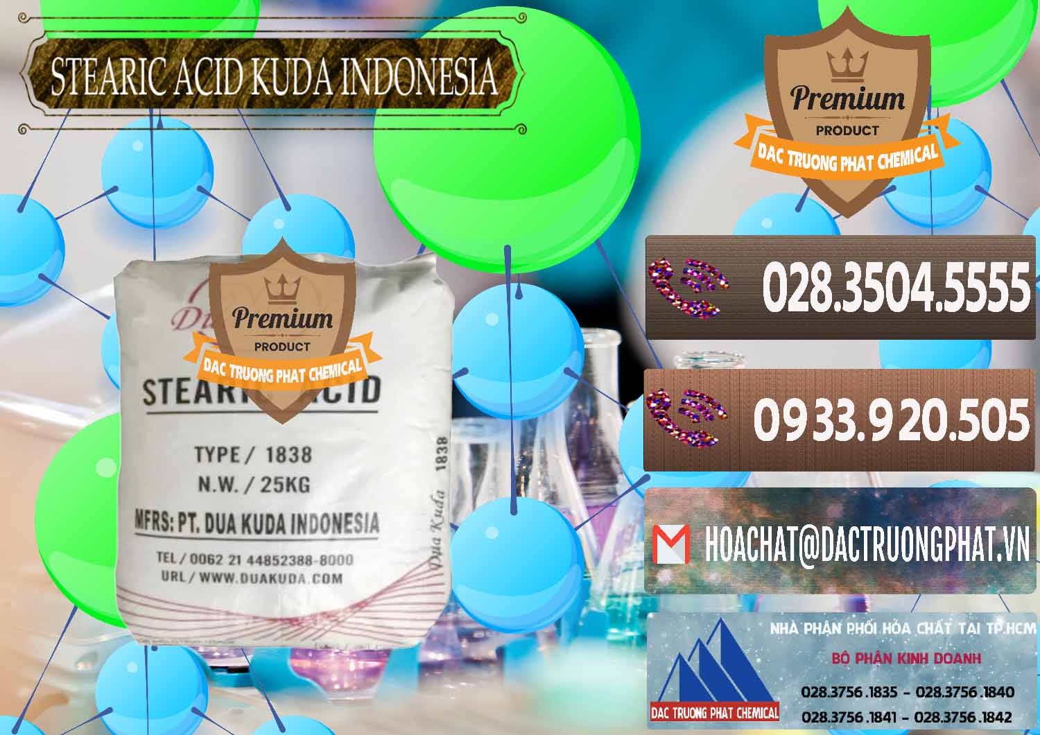 Cung ứng ( bán ) Axit Stearic - Stearic Acid Dua Kuda Indonesia - 0388 - Nơi chuyên cung cấp ( nhập khẩu ) hóa chất tại TP.HCM - hoachatviet.net