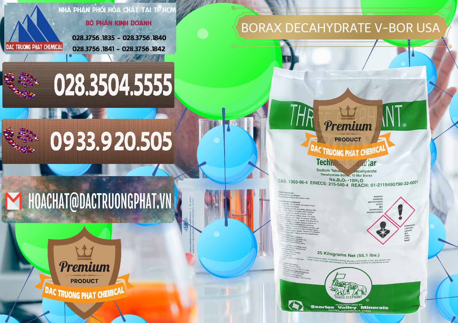 Nơi bán và cung ứng Borax Decahydrate NA2B4O7.10H2O Mỹ V-Bor Usa - 0032 - Nơi chuyên cung cấp ( kinh doanh ) hóa chất tại TP.HCM - hoachatviet.net