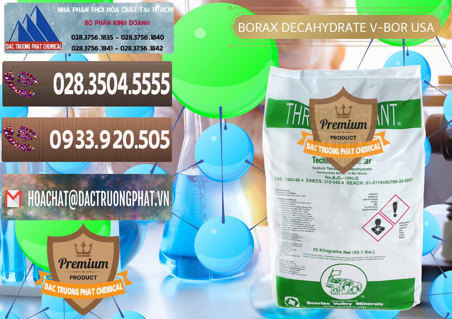 Đơn vị bán & phân phối Borax Decahydrate NA2B4O7.10H2O Mỹ V-Bor Usa - 0032 - Công ty chuyên cung cấp và bán hóa chất tại TP.HCM - hoachatviet.net