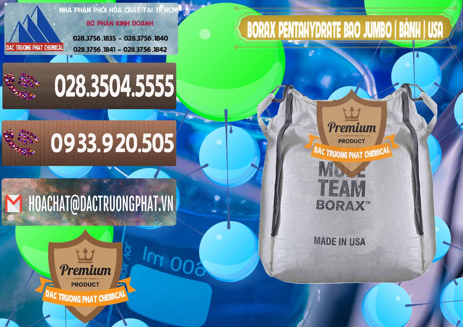 Công ty chuyên nhập khẩu & bán Borax Pentahydrate Bao Jumbo ( Bành ) Mule 20 Team Mỹ Usa - 0278 - Đơn vị cung cấp ( bán ) hóa chất tại TP.HCM - hoachatviet.net