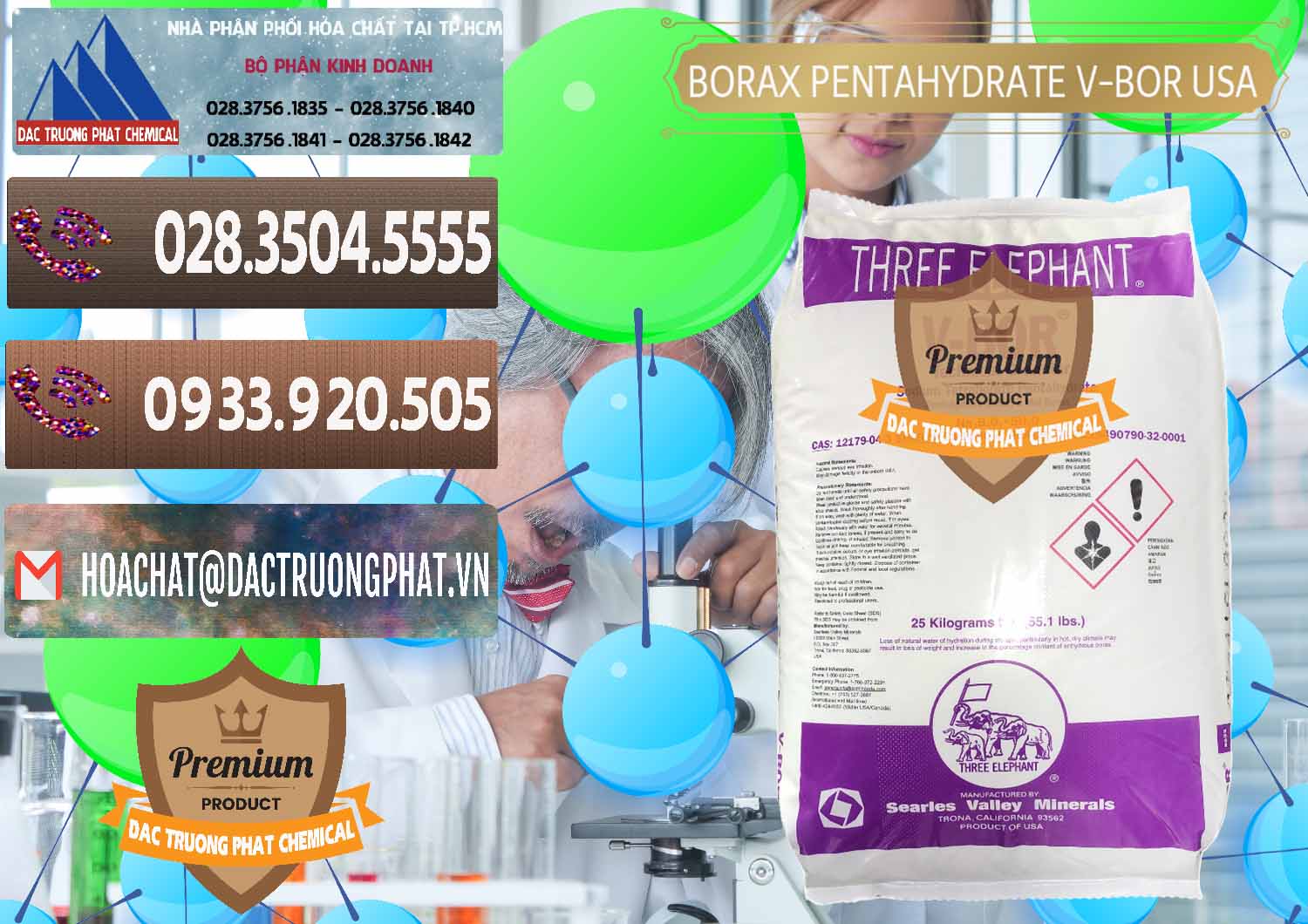 Bán & cung ứng Borax Pentahydrate NA2B4O7.5H2O Mỹ V-Bor Usa - 0035 - Chuyên cung cấp - phân phối hóa chất tại TP.HCM - hoachatviet.net