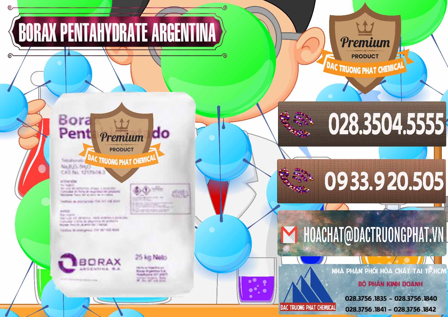 Nhà cung cấp và bán Borax Pentahydrate Argentina - 0447 - Nhà cung cấp _ kinh doanh hóa chất tại TP.HCM - hoachatviet.net