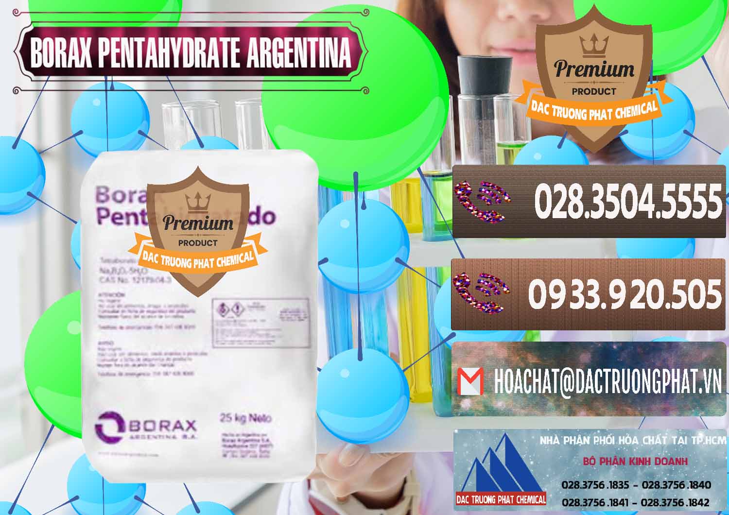 Bán ( cung cấp ) Borax Pentahydrate Argentina - 0447 - Cty cung cấp & phân phối hóa chất tại TP.HCM - hoachatviet.net