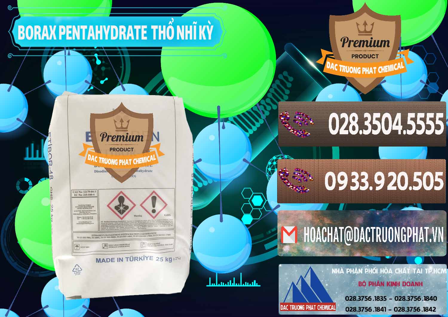 Cty chuyên phân phối _ bán Borax Pentahydrate Thổ Nhĩ Kỳ Turkey - 0431 - Cty cung cấp & phân phối hóa chất tại TP.HCM - hoachatviet.net