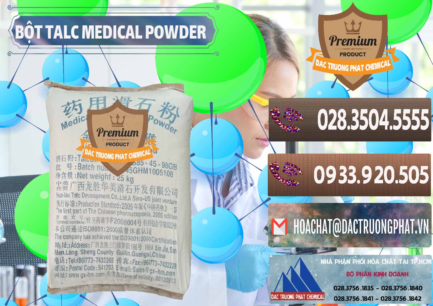 Đơn vị chuyên phân phối _ bán Bột Talc Medical Powder Trung Quốc China - 0036 - Đơn vị chuyên nhập khẩu và phân phối hóa chất tại TP.HCM - hoachatviet.net