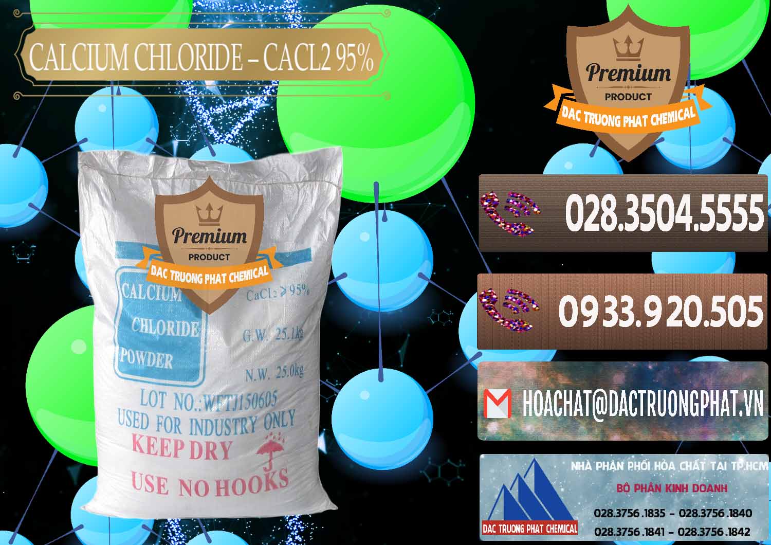 Nơi kinh doanh & bán CaCl2 – Canxi Clorua 95% Trung Quốc China - 0039 - Nơi chuyên nhập khẩu ( cung cấp ) hóa chất tại TP.HCM - hoachatviet.net