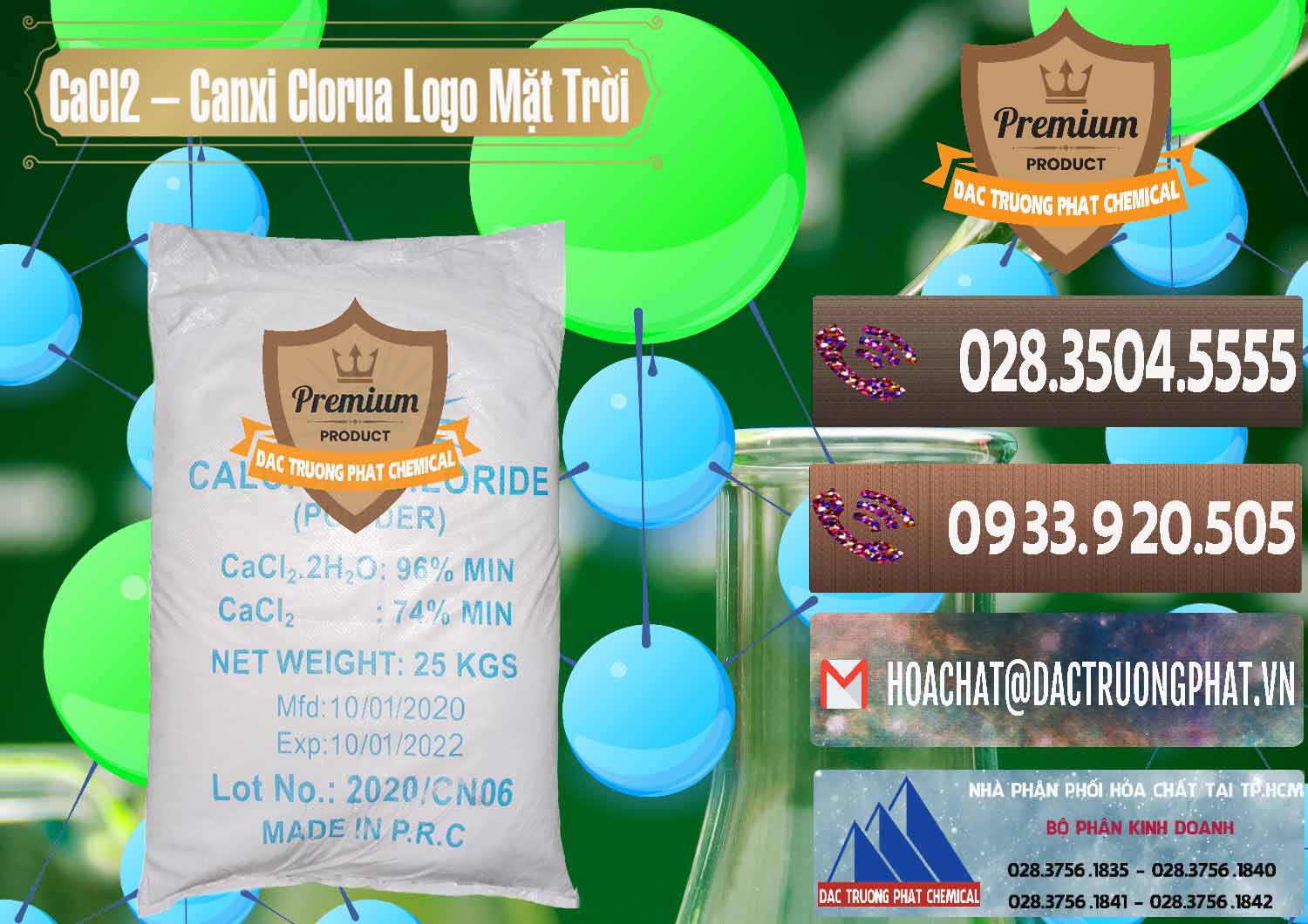 Công ty phân phối - bán CaCl2 – Canxi Clorua 96% Logo Mặt Trời Trung Quốc China - 0041 - Nhà cung cấp - bán hóa chất tại TP.HCM - hoachatviet.net