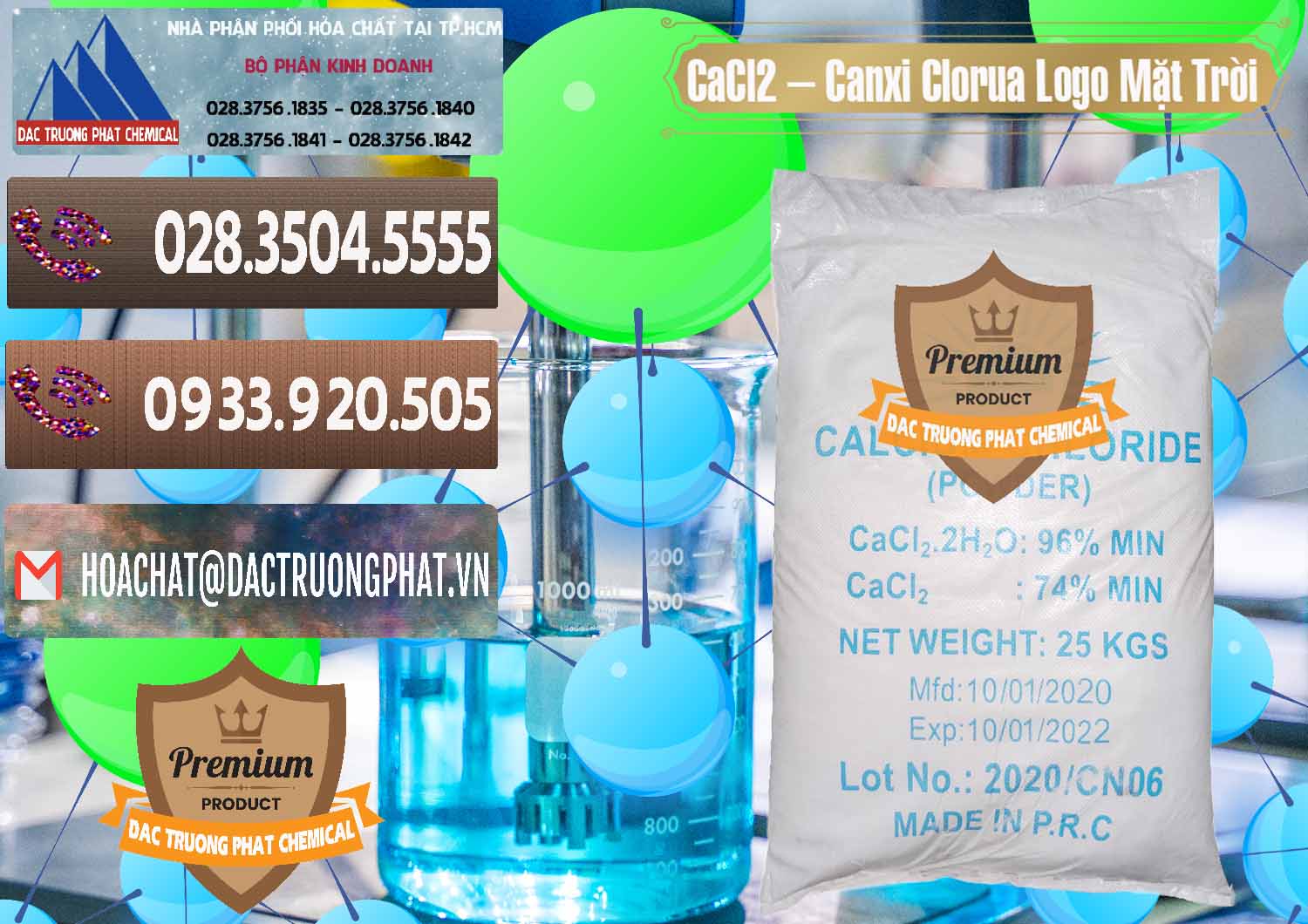 Công ty cung ứng và bán CaCl2 – Canxi Clorua 96% Logo Mặt Trời Trung Quốc China - 0041 - Cty kinh doanh _ phân phối hóa chất tại TP.HCM - hoachatviet.net