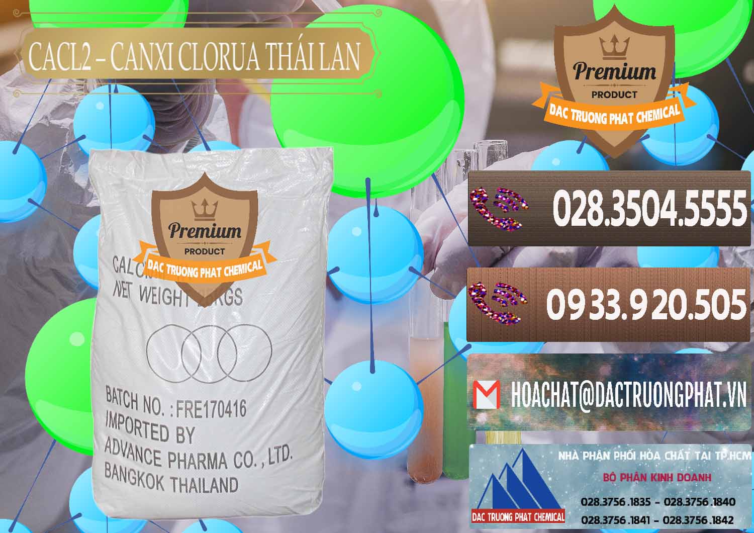 Công ty chuyên bán - cung cấp CaCl2 – Canxi Clorua 96% Thái Lan - 0042 - Đơn vị cung cấp & phân phối hóa chất tại TP.HCM - hoachatviet.net