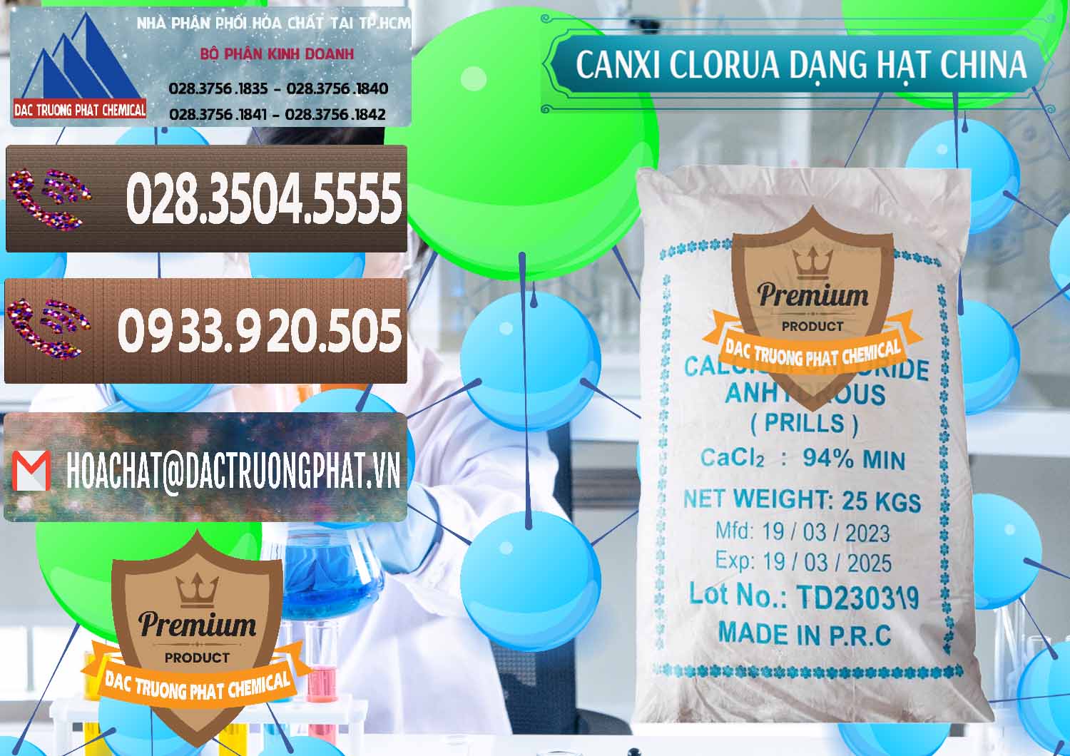 Nhà cung cấp _ bán CaCl2 – Canxi Clorua 94% Dạng Hạt Trung Quốc China - 0373 - Công ty chuyên phân phối và nhập khẩu hóa chất tại TP.HCM - hoachatviet.net