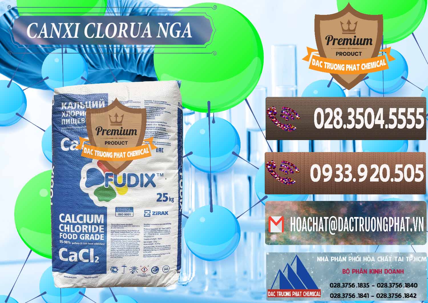 Chuyên kinh doanh _ bán CaCl2 – Canxi Clorua Nga Russia - 0430 - Cty phân phối - cung ứng hóa chất tại TP.HCM - hoachatviet.net