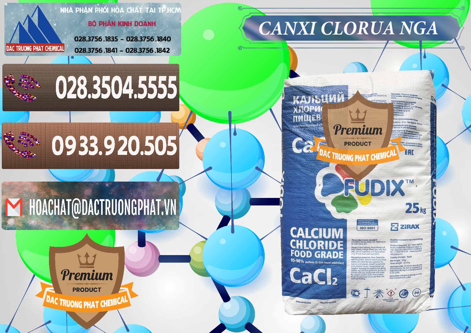 Chuyên nhập khẩu và bán CaCl2 – Canxi Clorua Nga Russia - 0430 - Đơn vị nhập khẩu và phân phối hóa chất tại TP.HCM - hoachatviet.net