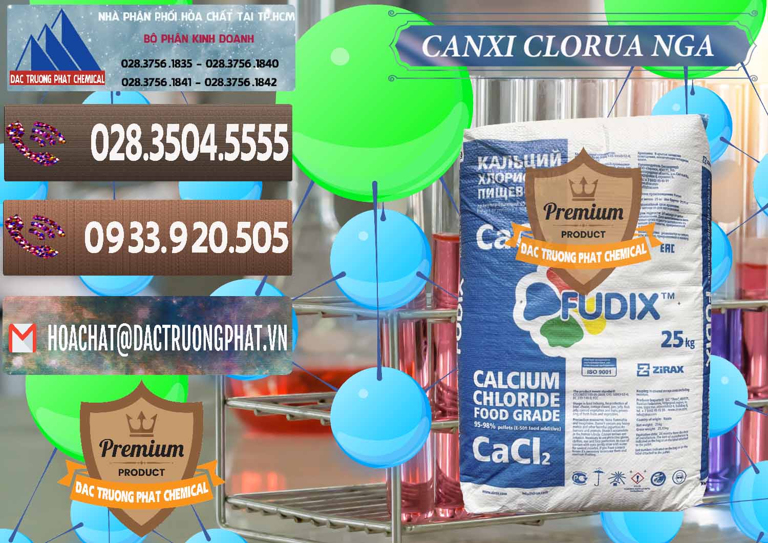 Cty chuyên phân phối - bán CaCl2 – Canxi Clorua Nga Russia - 0430 - Đơn vị bán và phân phối hóa chất tại TP.HCM - hoachatviet.net