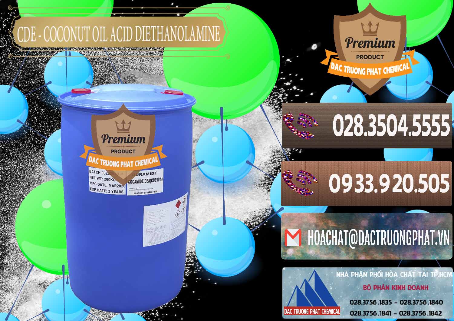 Đơn vị chuyên bán _ cung ứng CDE - Coconut Oil Acid Diethanolamine Mã Lai Malaysia - 0311 - Nhà cung ứng - phân phối hóa chất tại TP.HCM - hoachatviet.net