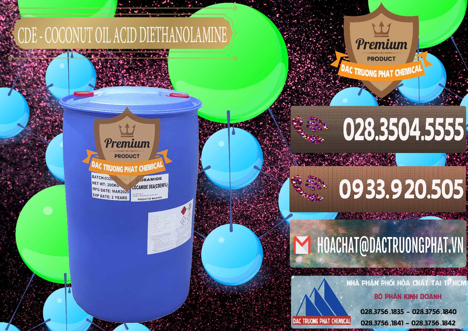Bán & cung cấp CDE - Coconut Oil Acid Diethanolamine Mã Lai Malaysia - 0311 - Công ty bán ( cung cấp ) hóa chất tại TP.HCM - hoachatviet.net